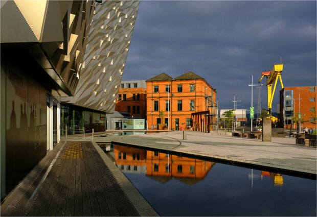 A photo of the Titanic Quarter in Belfast